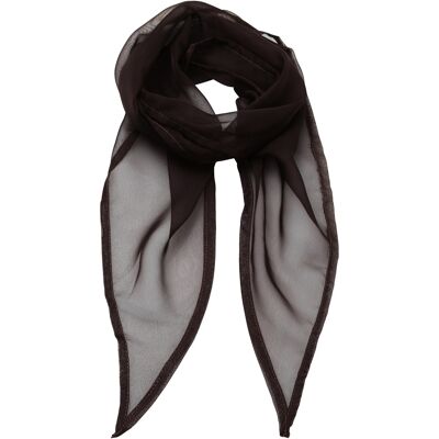Premier Dames/vrouwenwerk Chiffon Formele Sjaal (Bruin) One Size Premier Dames/vrouwenwerk Chiffon Formele Sjaal (Bruin) One Size