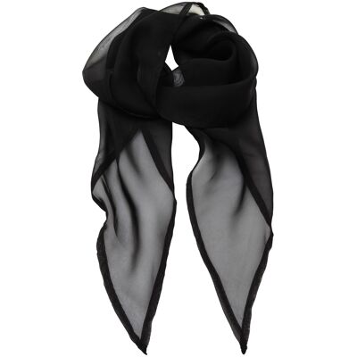 Premier Dames/vrouwenwerk Chiffon Formele Sjaal (Zwart) One Size Premier Dames/vrouwenwerk Chiffon Formele Sjaal (Zwart) One Size
