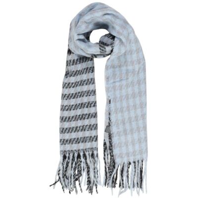 Only Tweedelige Sjaal Houndstooth Streep One Size Only Tweedelige Sjaal Houndstooth Streep One Size