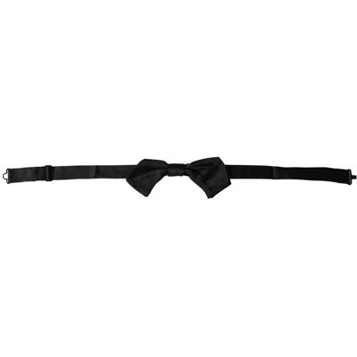 Dolce & Gabbana Voorafgebonden Vlinderdas Zwarte Zijde One Size Dolce & Gabbana Voorafgebonden Vlinderdas Zwarte Zijde One Size