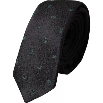 Dolce & Gabbana Paisley Patroon Stropdas One Size Dolce & Gabbana Paisley Patroon Stropdas One Size