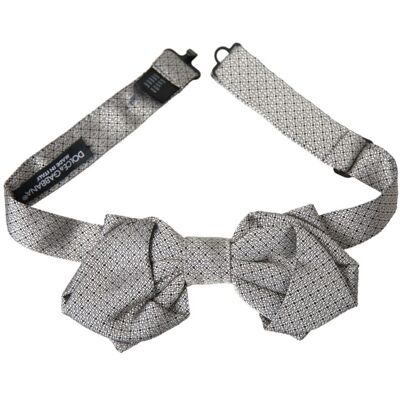 Dolce & Gabbana Geometrisch Patroon Vlinderdas One Size Dolce & Gabbana Geometrisch Patroon Vlinderdas One Size