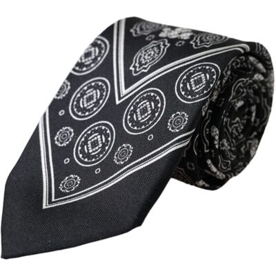 Dolce & Gabbana Paisley Stropdas Kra3392 One Size Dolce & Gabbana Paisley Stropdas Kra3392 One Size