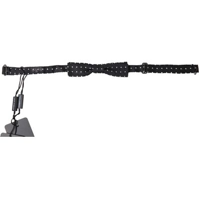 Dolce & Gabbana Gestippelde Strikdas One Size Dolce & Gabbana Gestippelde Strikdas One Size
