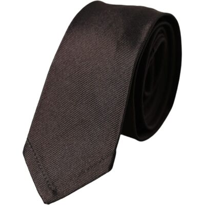 Dolce & Gabbana Klassieke Effen Zijden Stropdas One Size Dolce & Gabbana Klassieke Effen Zijden Stropdas One Size
