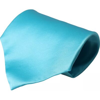 Dolce & Gabbana Zijde Stropdas Turquoise Effen One Size Dolce & Gabbana Zijde Stropdas Turquoise Effen One Size