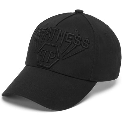 Philipp Plein Embroidered Baseball Cap Greatne$$ One Size Philipp Plein Embroidered Baseball Cap Greatne$$ One Size