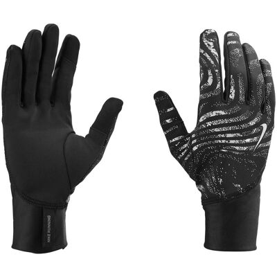 Nike Heren Pacer Midweight Reflecterende Handschoenen (Zwart) S Nike Heren Pacer Midweight Reflecterende Handschoenen (Zwart) S