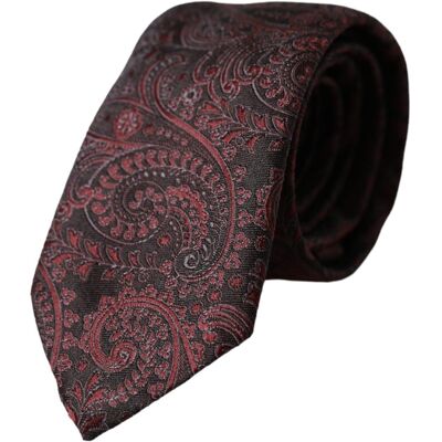 Dolce & Gabbana Paisley Zijde Stropdas Kra3321 One Size Dolce & Gabbana Paisley Zijde Stropdas Kra3321 One Size