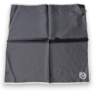 Dolce & Gabbana Grijze Kroonlogo Vierkante Zakdoek Sjaal One Size Dolce & Gabbana Grijze Kroonlogo Vierkante Zakdoek Sjaal One Size