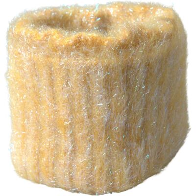 Dolce & Gabbana Geel Polyester Mohairvezel Nekwrap Sjaal One Size Dolce & Gabbana Geel Polyester Mohairvezel Nekwrap Sjaal One Size