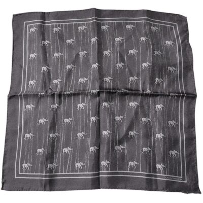 Dolce & Gabbana Bruine Olifant Fantasy Zakdoek Sjaal One Size Dolce & Gabbana Bruine Olifant Fantasy Zakdoek Sjaal One Size