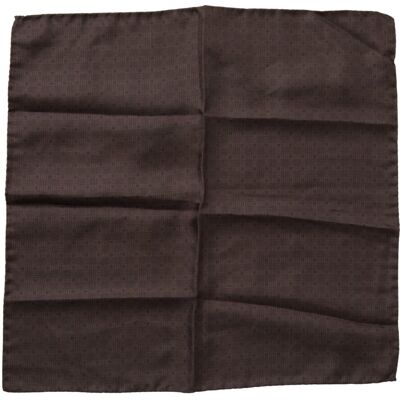 Dolce & Gabbana Bruine Geprinte Zijden Vierkante Zakdoek Sjaal One Size Dolce & Gabbana Bruine Geprinte Zijden Vierkante Zakdoek Sjaal One Size