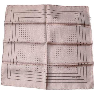 Dolce & Gabbana Roze Gekleurde Stippen Vierkante Zakdoek Sjaal One Size Dolce & Gabbana Roze Gekleurde Stippen Vierkante Zakdoek Sjaal One Size