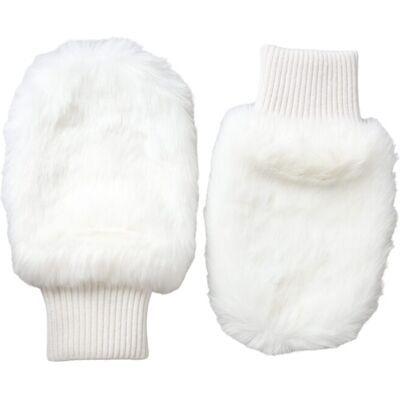 Dolce & Gabbana Witte Acryl Gebreide Bont Polswarmers One Size Dolce & Gabbana Witte Acryl Gebreide Bont Polswarmers One Size