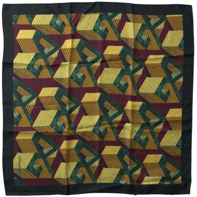 Dolce & Gabbana Geometrisch Print Zijde Zakdoek One Size Dolce & Gabbana Geometrisch Print Zijde Zakdoek One Size