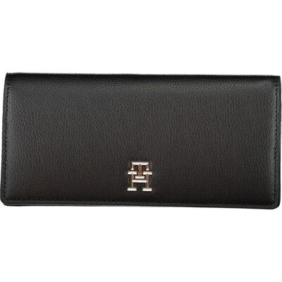 Tommy Hilfiger Zwarte Polyethyleen Portemonnee One Size Tommy Hilfiger Zwarte Polyethyleen Portemonnee One Size