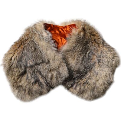 Dolce & Gabbana Bruine Bont Schouderkraag Nekwrap Sjaal One Size Dolce & Gabbana Bruine Bont Schouderkraag Nekwrap Sjaal One Size