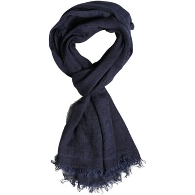 Dolce & Gabbana Linnen Sjaal met Rafelige Rand One Size Dolce & Gabbana Linnen Sjaal met Rafelige Rand One Size