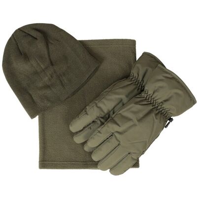 Mountain Warehouse Heren Hoeden Handschoenen En Sjaal Set (Groen) XL Mountain Warehouse Heren Hoeden Handschoenen En Sjaal Set (Groen) XL