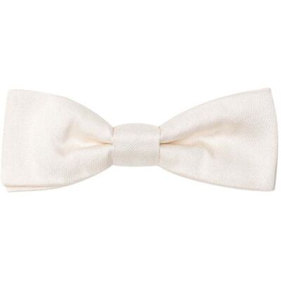 Dolce & Gabbana Witte Zijden Vlinderdas One Size Dolce & Gabbana Witte Zijden Vlinderdas One Size