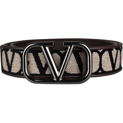 Valentino Garavani Vlogo riem Beige One Size Valentino Garavani Vlogo riem Beige One Size