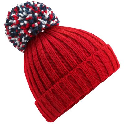 Beechfield Unisex Hygge muts voor volwassenen (Klassiek rood) One Size Beechfield Unisex Hygge muts voor volwassenen (Klassiek rood) One Size
