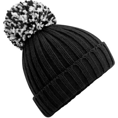 Beechfield Unisex Hygge muts voor volwassenen (Zwart) One Size Beechfield Unisex Hygge muts voor volwassenen (Zwart) One Size