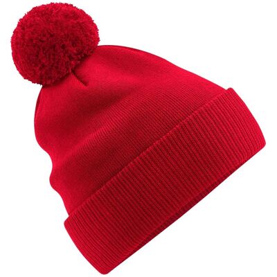 Beechfield Snowstar Biologisch Katoenen Muts (Klassiek rood) One Size Beechfield Snowstar Biologisch Katoenen Muts (Klassiek rood) One Size
