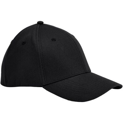Beechfield EarthAware Organic Cotton Stretch Baseball Cap (Zwart) L/XL Beechfield EarthAware Organic Cotton Stretch Baseball Cap (Zwart) L/XL