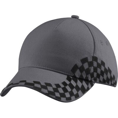 Beechfield Grand Prix Baseball Cap (Grafietgrijs) One Size Beechfield Grand Prix Baseball Cap (Grafietgrijs) One Size