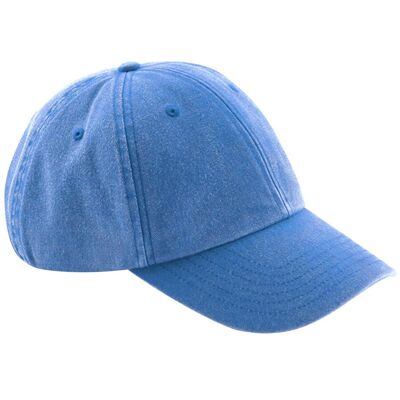 Beechfield Unisex Laag Profiel Vintage Denim-Look Cap (Vintage Korenbloem) One Size Beechfield Unisex Laag Profiel Vintage Denim-Look Cap (Vintage Korenbloem) One Size
