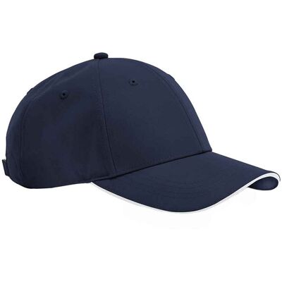 Beechfield Team Sport-Tech Cap (Franse marine / Wit) One Size Beechfield Team Sport-Tech Cap (Franse marine / Wit) One Size