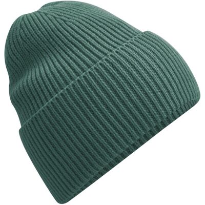 Beechfield Gebreide oversized muts (Marinegroen) One Size Beechfield Gebreide oversized muts (Marinegroen) One Size