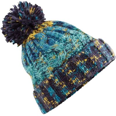 Beechfield Vrouwen/dames Kurkentrekker Pom Pom Beanie (Marineblauw) One Size Beechfield Vrouwen/dames Kurkentrekker Pom Pom Beanie (Marineblauw) One Size