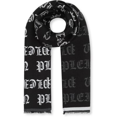 Philipp Plein Lange Sjaal Gothic Plein One Size Philipp Plein Lange Sjaal Gothic Plein One Size