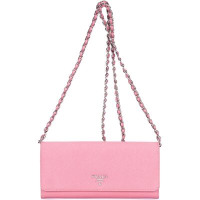 Prada Pre-owned Continental Flap Wallet Crossbody Portemonnee One Size Prada Pre-owned Continental Flap Wallet Crossbody Portemonnee One Size