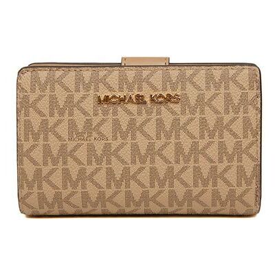 Michael Kors Portemonnee & Sleutelhanger Kameel One Size Michael Kors Portemonnee & Sleutelhanger Kameel One Size