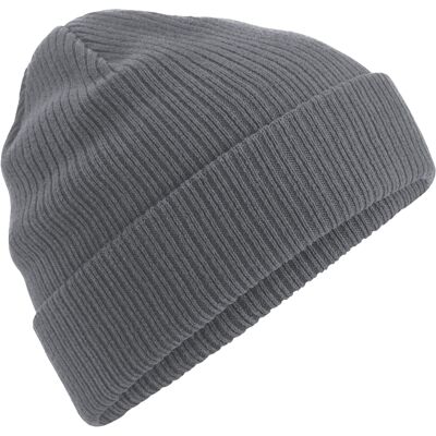 Beechfield Uniseks Organic Cotton muts voor volwassenen (Grafietgrijs) One Size Beechfield Uniseks Organic Cotton muts voor volwassenen (Grafietgrijs) One Size