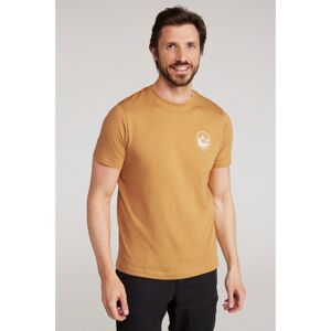 Mountain Warehouse Heren Organic Valley T-Shirt (Mosterd) XS Mountain Warehouse Heren Organic Valley T-Shirt (Mosterd) XS