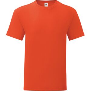 Fruit of the Loom Iconisch T-shirt voor heren (set van 5) (Vlammende sinaasappel) 3XL Fruit of the Loom Iconisch T-shirt voor heren (set van 5) (Vlammende sinaasappel) 3XL