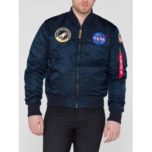 Alpha Industries Heren MA-1 VF NASA Bomberjack in Donkerblauw 2XL Alpha Industries Heren MA-1 VF NASA Bomberjack in Donkerblauw 2XL