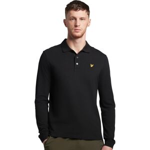 Lyle & Scott Polo shirt met lange mouwen in Zwart M Lyle & Scott Polo shirt met lange mouwen in Zwart M