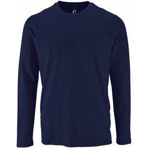 SOLS Heren Keizerlijk T-Shirt met lange mouwen (Franse marine) 3XL SOLS Heren Keizerlijk T-Shirt met lange mouwen (Franse marine) 3XL
