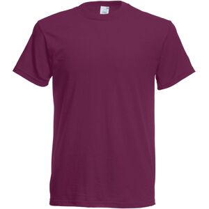 Fruit Of The Loom Heren Originele T-shirt korte mouwen (Bordeaux) 2XL Fruit Of The Loom Heren Originele T-shirt korte mouwen (Bordeaux) 2XL