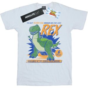 Disney Heren Toy Story 4 Rex angstaanjagend dinosaurus T-shirt (Wit) L Disney Heren Toy Story 4 Rex angstaanjagend dinosaurus T-shirt (Wit) L