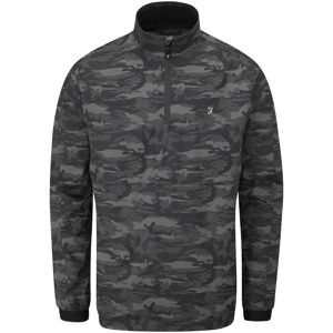 Farah Heren Parker Camouflage Douchebestendige Jas (Zwart) XL Farah Heren Parker Camouflage Douchebestendige Jas (Zwart) XL