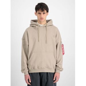 Heren Alpha Industries Essentials Rl Hoody in Zand 3XL Heren Alpha Industries Essentials Rl Hoody in Zand 3XL