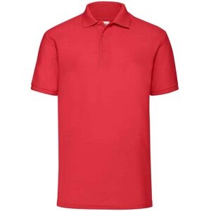 Fruit of the Loom Heren Piqué Polo Shirt (Rood) M Fruit of the Loom Heren Piqué Polo Shirt (Rood) M