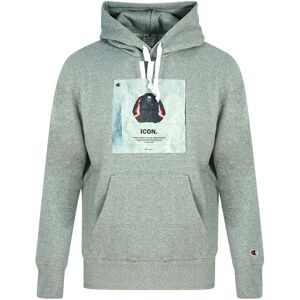 Champion Kampioen Icon Logo grijze hoodie XS Champion Kampioen Icon Logo grijze hoodie XS